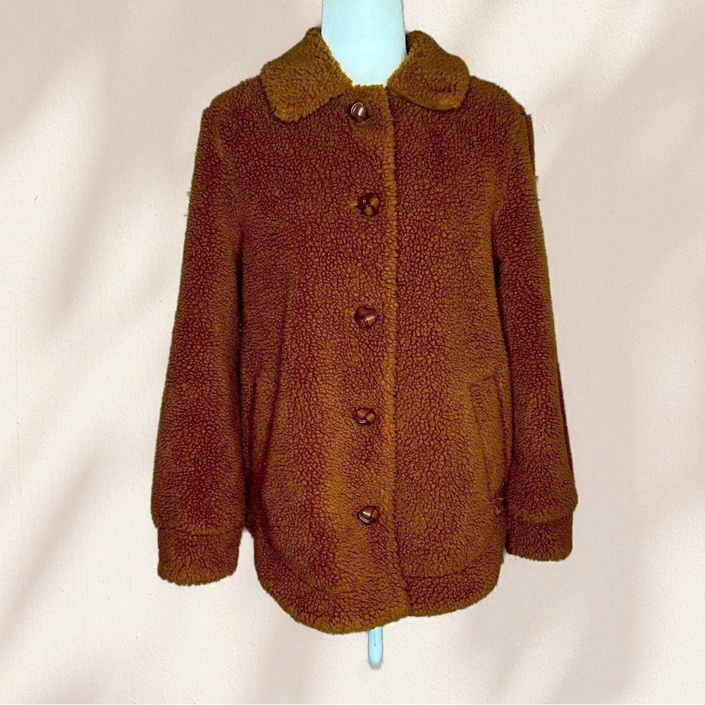 H&M Faux shearling jacket size 4 - Picture 3 of 10